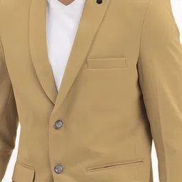 SHOWOFF Cotton Slim-Fit Single-Breasted Blazer image 2
