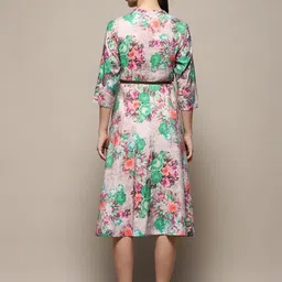 Biba Floral Print A-Line Midi Dress image 5