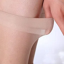 evolon deals Women's Girls Skin Color Premium Sun Protection Nylon Ankle Thumb Socks Pack of 6 Pairs(EV-Socks of Women) image 3