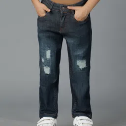 Tales & Stories Denim Distressed Jeans - Blue-picture-25