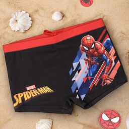 Marvel by Yellow Bee Featuring Spiderman Printed Swim Shorts - Red & Black-picture-17