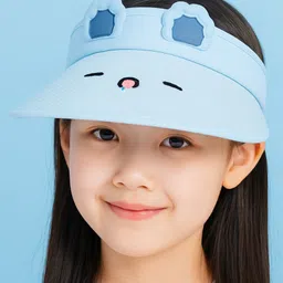 Bembika Animal Ear Applique Detailed Sun Visor - Blue - Circumfrence - 57 Cms-picture-27