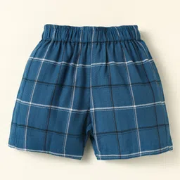 Rikidoos Pack Of 2 Checked & Paisley Printed Boxers - Light Blue image 2