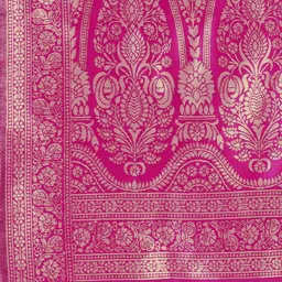 HERE&NOW Ethnic Motifs Woven Design Zari Saree With Unstitched Woven Blouse image 4