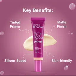 Hilary Rhoda Here to Blur Matte Finish & Blurs Pores Tinted & Silicon-Based Primer - 25 g image 3