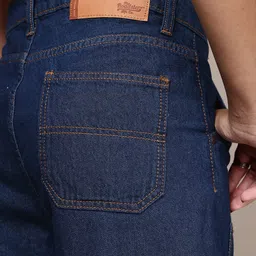 The Roadster Life Co. Women Pure Cotton High-Rise Demin Jorts image 5