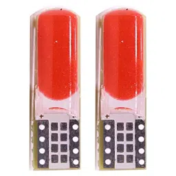 Allextreme 4 W 6000 Kelvin Red Color T10 Pilot License Plate Dome Map Door Courtesy Indicator Lamp for Motorcycle, Scooter, ALLSMD (Pack of 2)-picture-45