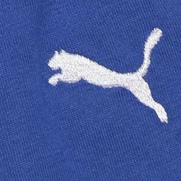 Puma Kids Blue Cotton Logo Sweatpants image 3