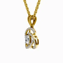 Sparkles Lab Grown Diamond Pendant 14K Gold image 3