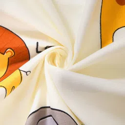 KLOTTHE Multicoloured Graphic 210 TC Polycotton 1 Single Bedsheet with 1 Pillow Covers image 4