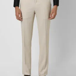 Van Heusen Beige Slim Fit Trousers-image-85