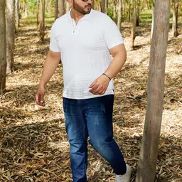 Instafab Plus Men Polo Collar Pockets T-shirt image 4