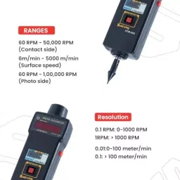 Systems Tech HTM-890 2-in-1 Digital Tachometer and TS-200 IoT Temp Sensor image 2