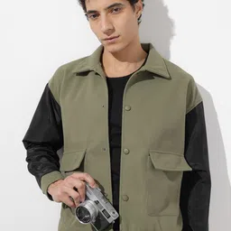 The Roadster Life Co. Colourblocked Tailored Jacket-picture-32