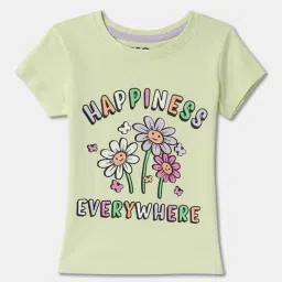 R&B Kids Light Green Graphic Print Regular Fit T-Shirt-picture-30