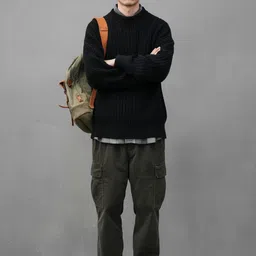 Mast & Harbour Men Ribbed Pullover-picture-17