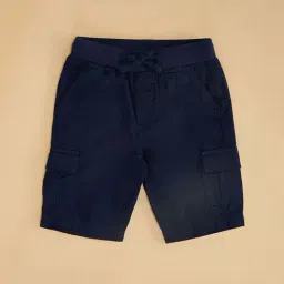 Pantaloons Baby Navy Cotton Regular Fit Shorts image 2
