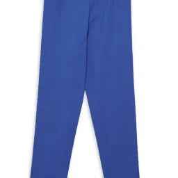 Puma Kids Blue Cotton Logo Sweatpants image 2