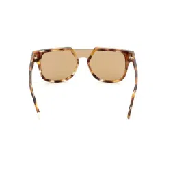 Web Eyewear Brown UV Protection Square Sunglasses for Men image 5