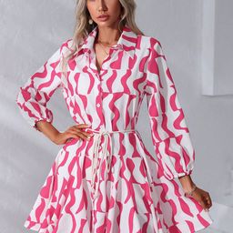 Stylecast X Kotty Printed Shirt Mini Dress-picture-29