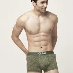 Ajile by Pantaloons Green Cotton Regular Fit Printed Trunks-picture-22