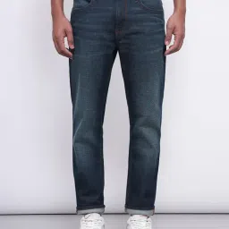 Lee Travis Dark Blue Slim Fit Lightly Washed Jeans-picture-19