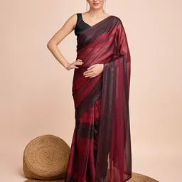 Rangtulika Ethnics Striped Saree-image-46