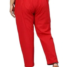OUTER WEAR AYAM EXPORTS Women Pleated Trousers image 3