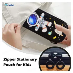 Bunie Space Theme Pencil Case for Kids Multicolor image 2