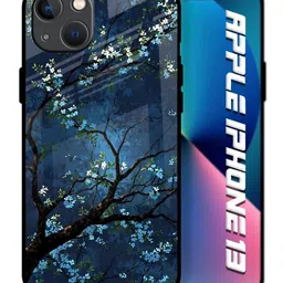 QRIOH Floral Printed iPhone 13 Back Case Mobile Accessories image 2