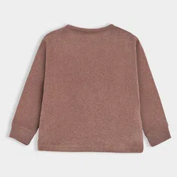 Mi Arcus Full Sleeves Solid Thermal Tee & Pajama Set- Mauve image 4