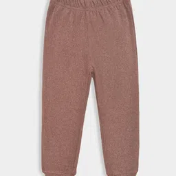Mi Arcus Full Sleeves Solid Thermal Tee & Pajama Set- Mauve image 5