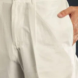 KALKI Fashion Men Floral Printed Regular Kurta with Trousers image 5