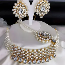 JMBW INTERNATIONAL Gold-Plated Beaded Jewellery Set-picture-22