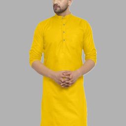 ANUJ FASHION Men Blended A-Line Kurtas-picture-1