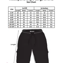 Kiddopanti Solid Cargo Shorts - Navy Blue image 2