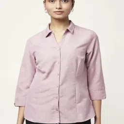 Annabelle by Pantaloons Pink Printed Shirt-image-80
