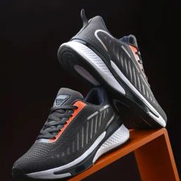 San Frissco Men's Grey Running Shoes-picture-6