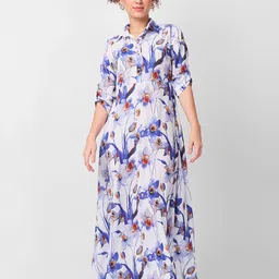 Iti Floral Print Maxi Dress-picture-33