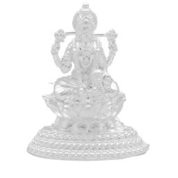 Sri Jagdamba Pearls 800 Silver Dhana Lakshmi Divine Idol - 18 gm-picture-13