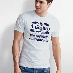 Seekbuylove Men Typography Printed Bio Finish T-shirt image 4