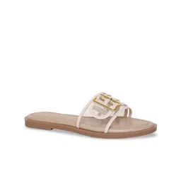 CAMLEE COMFORT Women Embellished Open Toe Flats with Buckles-image-69