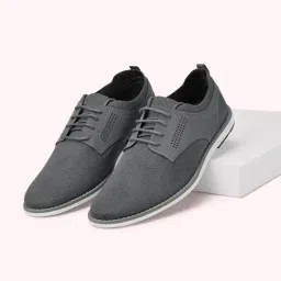 Byford by Pantaloons Men's Grey Derby Shoes-image-43