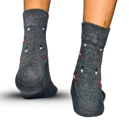 MJE 5-Pcs Patterned Cotton Ankle Length Socks image 2