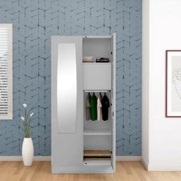 Godrej Interio Slimline 2-Door Steel Almirah, Royal Ivory (1-Year Warranty, 1 Locker)-picture-35