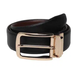 Teakwood Leathers Black & Brown Textured Leather Formal Reversible Belt-picture-13