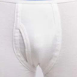 VIP Pack Of 6 Snug Fit Pure Cotton Trunks VP-MI-TR-WHITE-10P-PO6-80 image 4