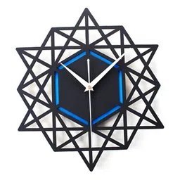 QEZNEF Black Solid Traditional Wall Clock-picture-34