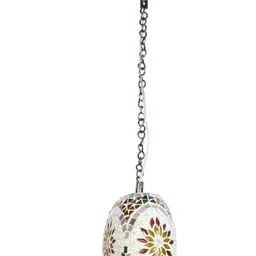1ST TIME White & Brown Textured Semi-sphere Hanging Ceiling Lamp-picture-49