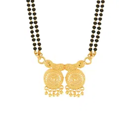 DIVASTRI One Gram Gold-Plated Beaded Mangalsutra image 2